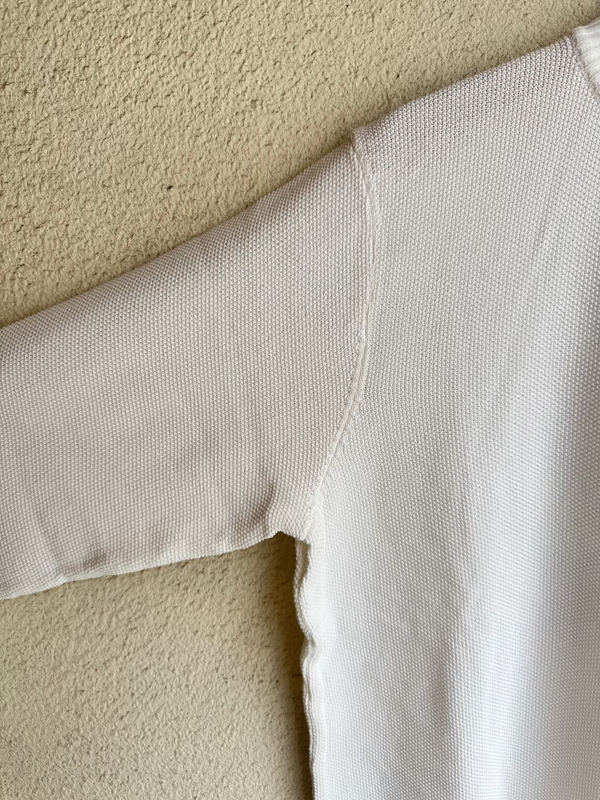 rinascenteリナシェンテ Long Flight Knit ホワイト95503A-1