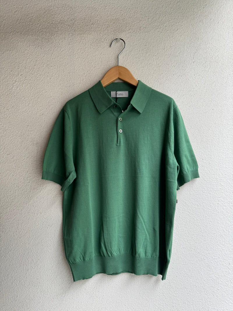 Tutto ニットポログリーン　243-72101-56