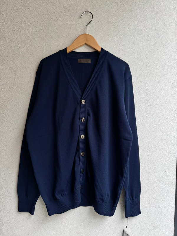 Rinascenteリナシェンテ Long transit cardigan ネイビー 96206-179