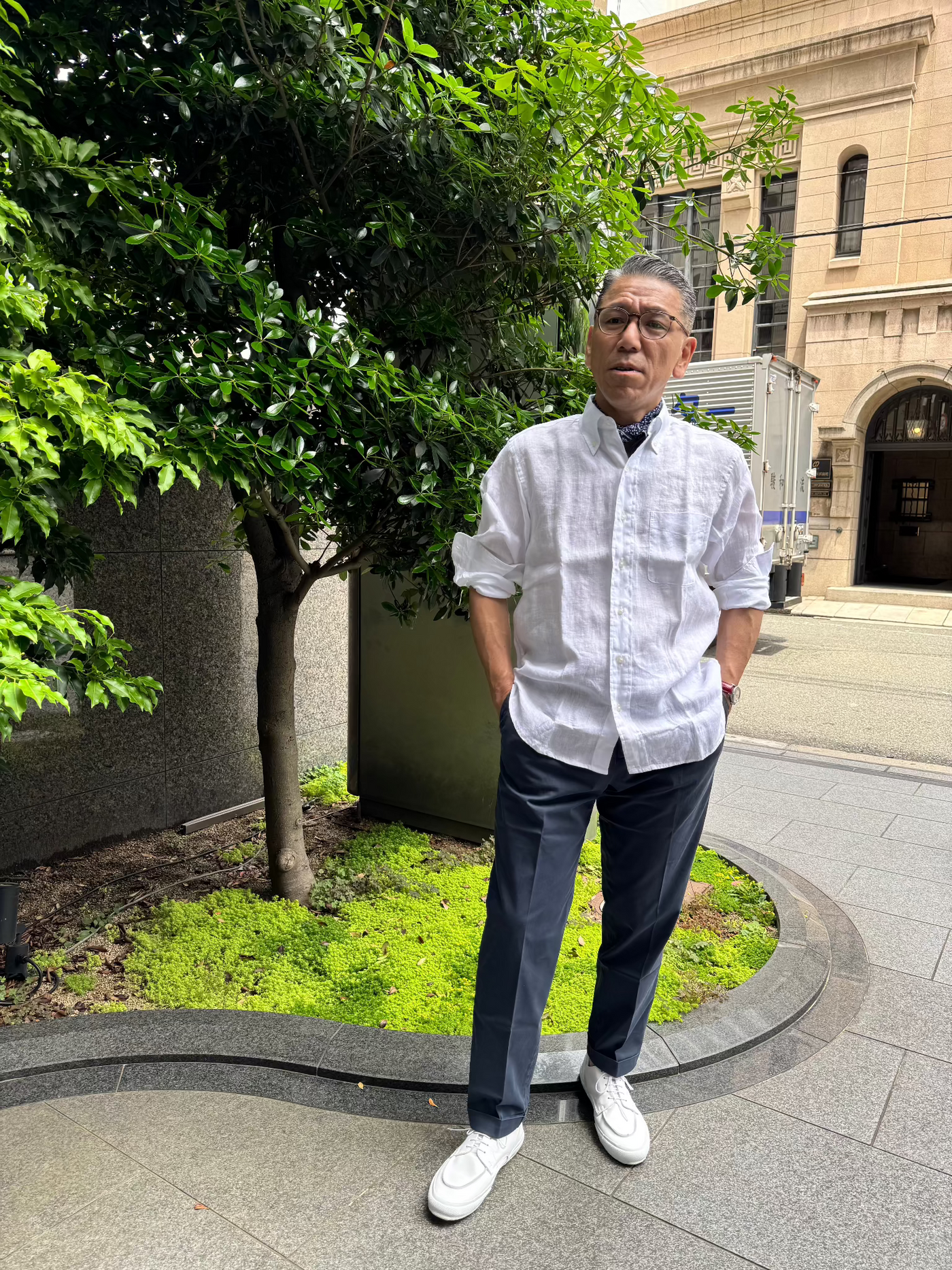 ニャッキ　Gambert Custom Shirt 白シャツ Gambert Custom Shirt 白シャツ - メルカリ
