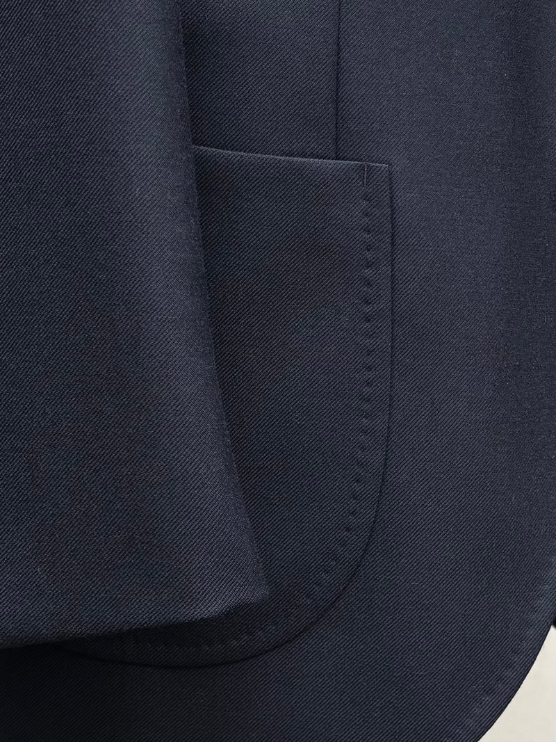 KUBO classic style オリジナル シングルブレステッド ネイビーブレザー