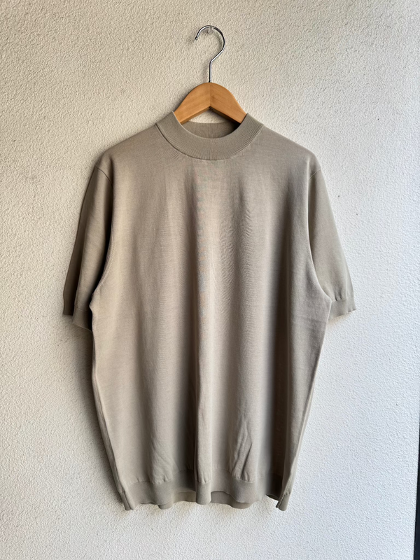 Tutto モックネックT  243-72100-8グレージュ