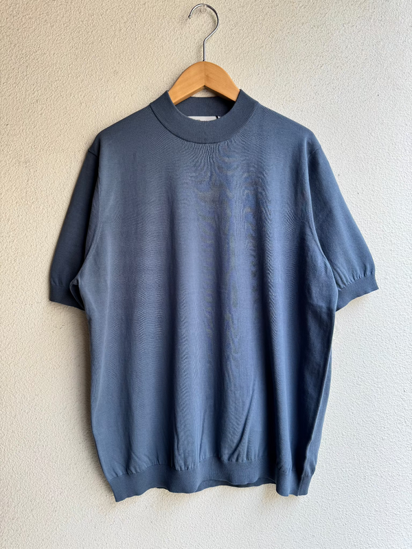 Tutto モックネックT　243-72100-175 ブルーグレー