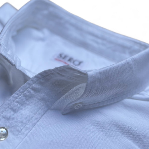 SERO  OXFORD BDシャツ　ホワイト/サックスブルー