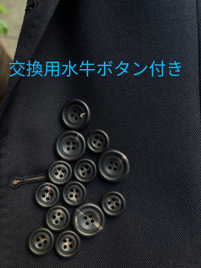 KUBO classic style オリジナル シングルブレステッド ネイビーブレザー